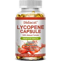 Didacat Lycopeen 10 mg (120 capsules) – Voedingssupplement: hart, immuunsysteem, prostaat, huid, antioxidant