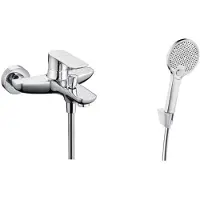 Kielle Vega - Badkraan met accessoires, EcoSpare, chroom 10318SN50