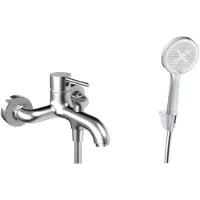 Kielle Oudee - Badkraan met accessoires, EcoSpare, chroom 10302SN20