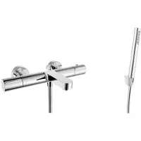 Kielle Oudee - Thermostatische badkraan, met accessoires EcoSpare, chroom 10302SNT90