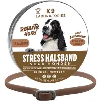 K9 Laboratories Anti Stress halsband - Hond-Bruin
