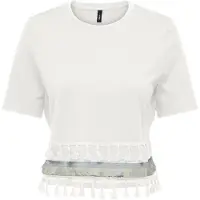 ONLY - ONLFILIPPA S/S TASSEL TOP JRS - Dames - Blouses