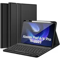 EtuiTab Mi Pad 6/6 Pro - Bluetooth Toetsenbord - Zwart - Magnetische Houder - Standaardfunctie