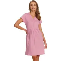 Doctor Nap Katoenen Nachthemd Borstvoeding Zwangerschap TB.5336 Blush Rose 44 / XXL