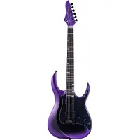 Mooer GTRS Guitars Modern 800 Dark Purple Intelligent Guitar met gigbag