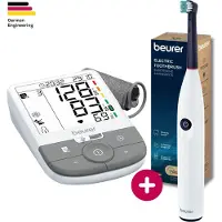 Beurer BM 53 Bloeddrukmeter Bovenarm – Aanbevolen door de Nederlandse Hartstichting + Elektrische Tandenborstel Bundel