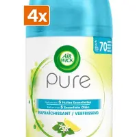 Air Wick (4x) Freshmatic - Luchtverfrisser Navulling - Pure Essentiële Oliën Verfrissend - 250ml