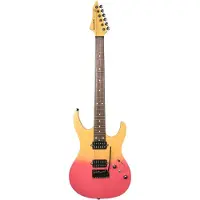 Mooer MMT50 Yellow-Pink Gradient elektrische gitaar met gigbag