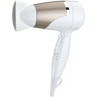 Elit Föhn 1600W- lichtgewicht haardroger- met koude lucht stand- compact en sneldrogend-zwart.