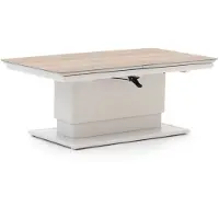 Bellagio + 10% kassakorting | Alimini lounge/dining tuintafel 132/182x70x51/67.5cm verstelbaar uitschuifbaar