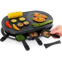 Core Gourmetstel 8 Personen - Gourmetstel - Gourmetstel 4 Personen - Zwart - 30cm x 25cm x 25cm