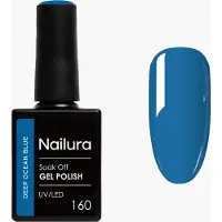 Nailura - Gel Polish 160 - Deep Ocean Blue - 10 ml