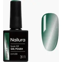 Nailura - Gel Polish 311 - Emerald Green Blue - 10 ml