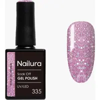 Nailura - Gel Polish 335 - Pink Glimmer - 10 ml