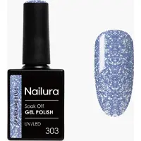 Nailura - Gel Polish 303 - Sparkling Blue - 10 ml