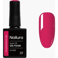 Nailura - Gel Polish 59 - Pomegranate Red - 10 ml