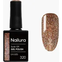 Nailura - Gel Polish 320 - Caramel Sparkle - 10 ml