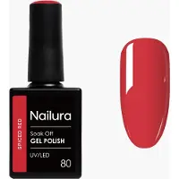 Nailura - Gel Polish 80 - Spiced Red - 10 ml