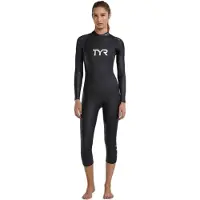Tyr Hurricane Cat 1 Woman Long Sleeve Neoprene Wetsuit Zwart S Vrouw