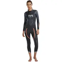 Tyr Hurricane Cat 3 Woman Long Sleeve Neoprene Wetsuit Zwart S-M Vrouw