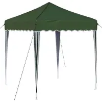 vidaXL Pop-up Feesttent 195 x 195 x 245 cm Groen Oxford Stof
