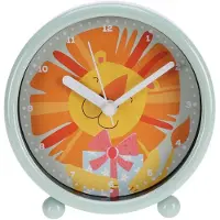Koopman Kinderklok leeuw - klok voor kinderkamer leeuw 10 cm decoratie.