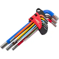 AWTOOLS BLACK LINE - Inbussleutel Set - S2 Staal - Hex - 9st.