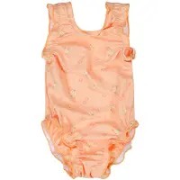 Dirkje badpak all over print oranje Meisjes Polyester All over print - maat 98/104