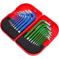 AWTOOLS Serie - Inbussleutels HEX/TORX - 1,5-10,0mm - 18 Stuks - CrV Staal
