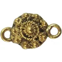 Zeeuws Meisje - Zeeuws knoopje tweeoog Hangers verguld