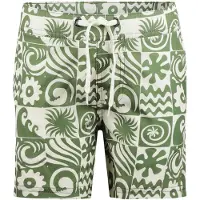 Koko Noko zwemshort olijfgroen Jongens Polyester All over print - maat 86/92
