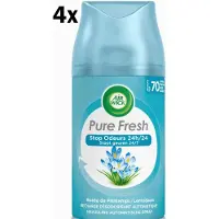 Air Wick (4x) Freshmatic Luchtverfrisser - Pure Fresh Lentedauw - Navulling - 4 x 250 ml