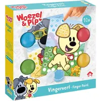Woezel & Pip - Creatief speelgoed - Vingerverf set - Multicolor