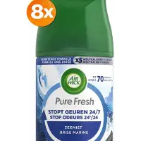 Air Wick (8x) Navulling Zeemist 8 x 250 ml
