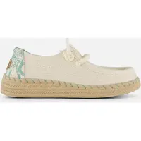 HeyDude Instapper Women Wendy Espadrille Hibiscus Egret / Multi-Schoenmaat 38
