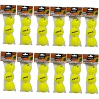 Sportx Tennisballen - 36x - geel - rubber/katoen - standaard formaat - buitenspeelgoed