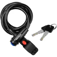 Gerda - "Max" fietsslot voor ketting, model Flex PP7604 (universele maat) (zwart)