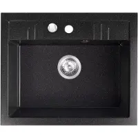Novaservis Granitové Wasbakje 48/58 Cm, Model Mezzo Ii, Kleur Ferro