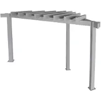 Sojag Lima driehoeks pergola 293x293 cm met zonnescherm -