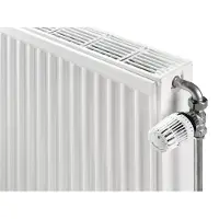 Stelrad Compact All In paneelradiator 40x70cm type 22 872watt 4 aansluitingen Staal Wit glans 214042207
