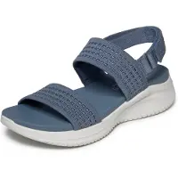 SKECHERS ULTRA FLEX 3.0 SANDAL - ALL A Dames Sandalen - Groen