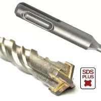 KLASEBO Hamerboor voor SDS-PLUS 4-snijders Ø 20,0mm x 600mm lengte