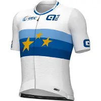 ALÉ Pr-s 1000 Uec Champion D´europe Korte Mouw Wielertrui