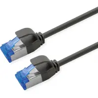 Roline Patchkabel Kat.6A (Class EA) S/FTP (PiMF) , LSOH, PoE, zwart, 10 m