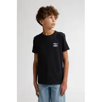 Petrol Industries T-shirt met backprint zwart Jongens Katoen Ronde hals - maat 116