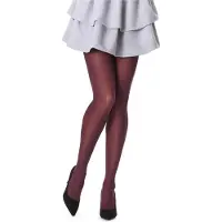 Bellivalini BLV-FI-1002 Dames Panty - 60 DEN - Polyamide - Microvezel - Bordeaux – M