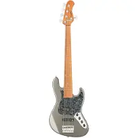 Sadowsky MetroExpress Hybrid P/J Bass Roasted Maple Solid Silver Metallic High Polish 5-snarige basgitaar