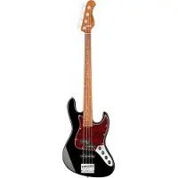 Sadowsky MetroExpress Hybrid P/J Bass Morado Solid Black High Polish elektrische basgitaar met gigbag