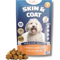 K9 Laboratories Huid & vacht Hond - Omega 3-6-9 - 60 stuks - Kauwsnack - Voor gezonde huid - Glanzende vacht - Tegen haarverlies - Kale plekken - bij honden