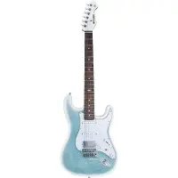 Mooer MSC40 Pro Guitar Dreamy Blue elektrische gitaar met gigbag